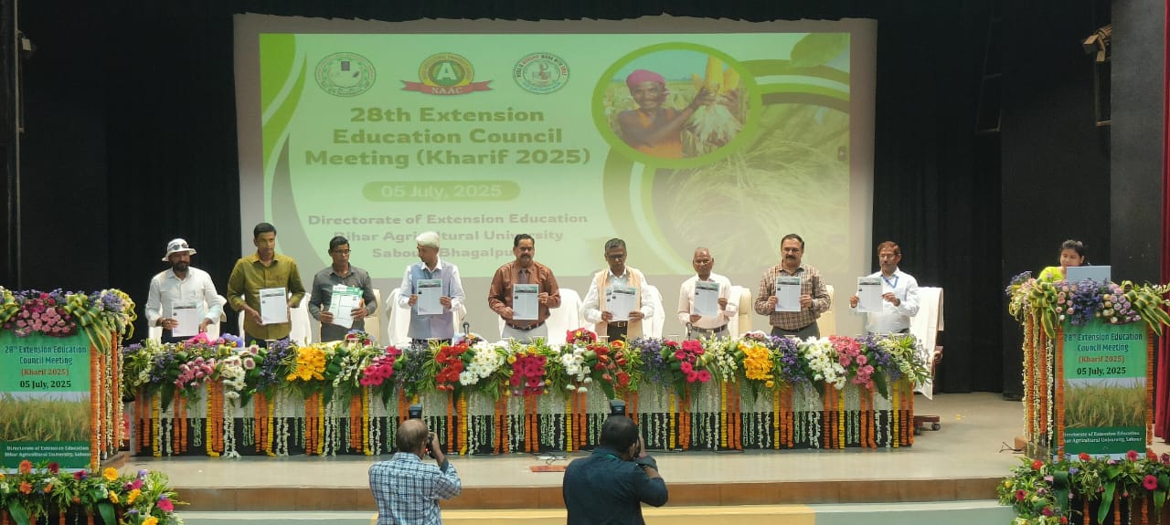 BAU सबौर में 28वीं प्रसार शिक्षा परिषद की बैठक सम्पन्न, किसानों के लिए कैंपस टू कम्युनिटी मॉडल पर जोर