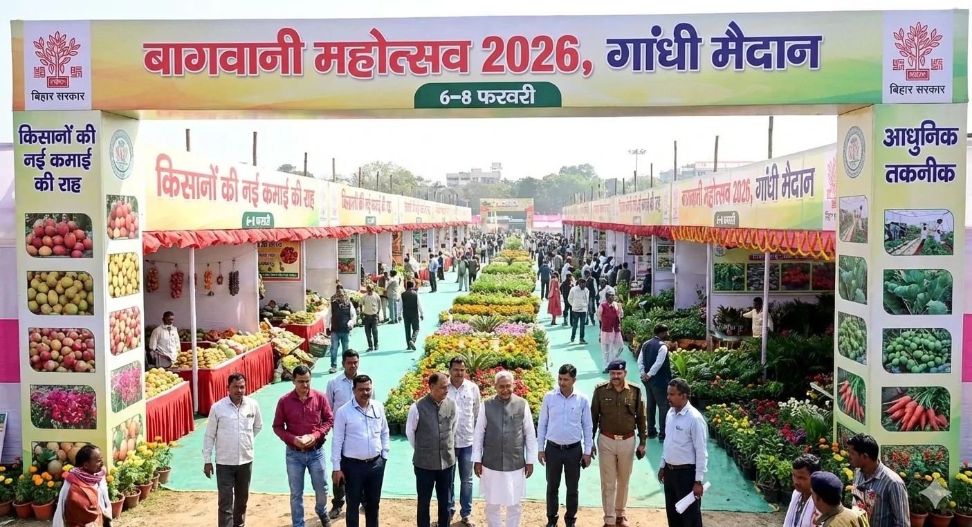 बिहार में आज से बागवानी महोत्सव-2026, किसानों के लिए तकनीक-बाजार-रोजगार का महासंगम