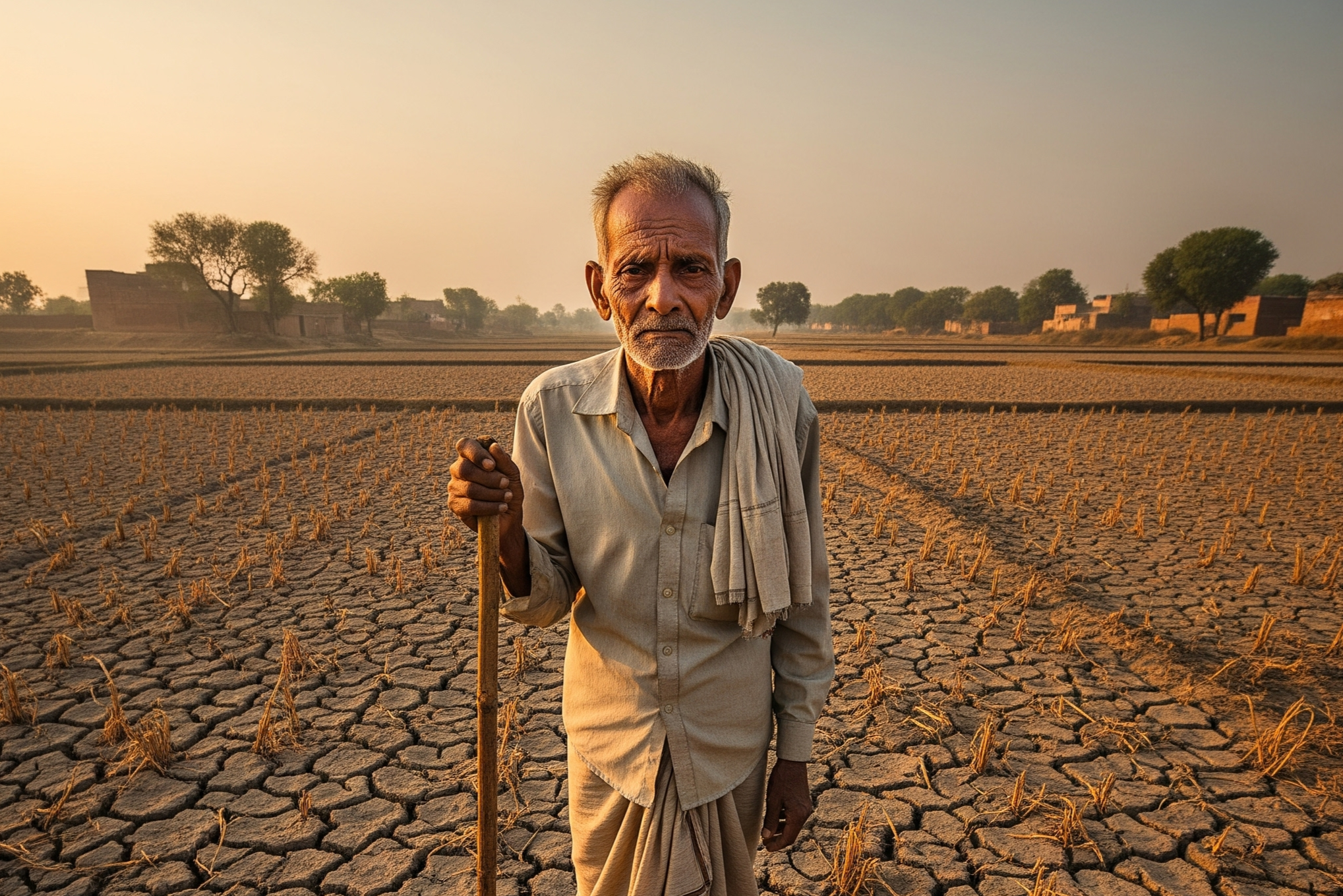 पसीना सूख रहा है, आस टूट रही है: किसान जलवायु संकट के सबसे बड़े शिकार
