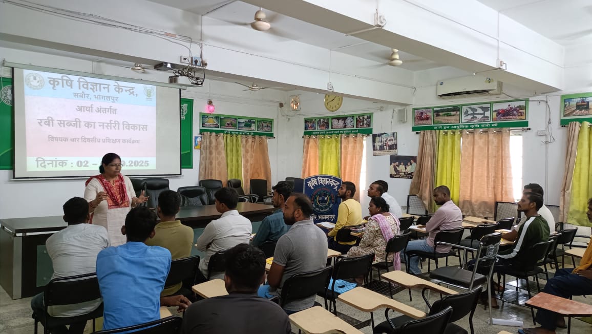 रबी सब्ज़ियों की नर्सरी पर ग्रामीण युवाओं का चार दिवसीय प्रशिक्षण शुरू, आय के नए अवसर